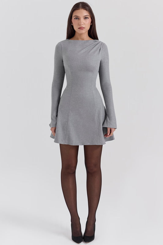 CLARA ROSE | LONG SLEEVE MINI DRESS