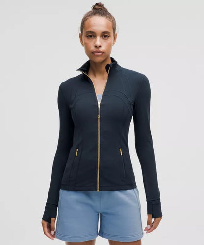 CLARA ROSE | ACTIVE GOLD ZIP JACKET