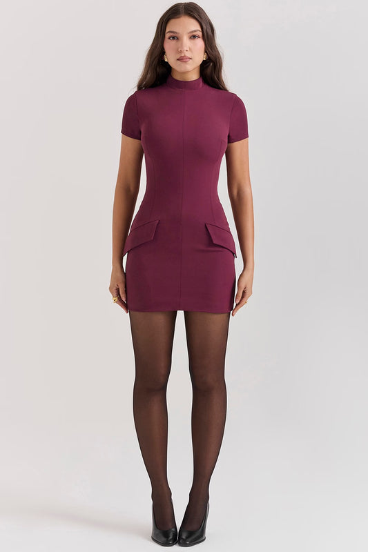 CLARA ROSE | Mulberry Mini Dress