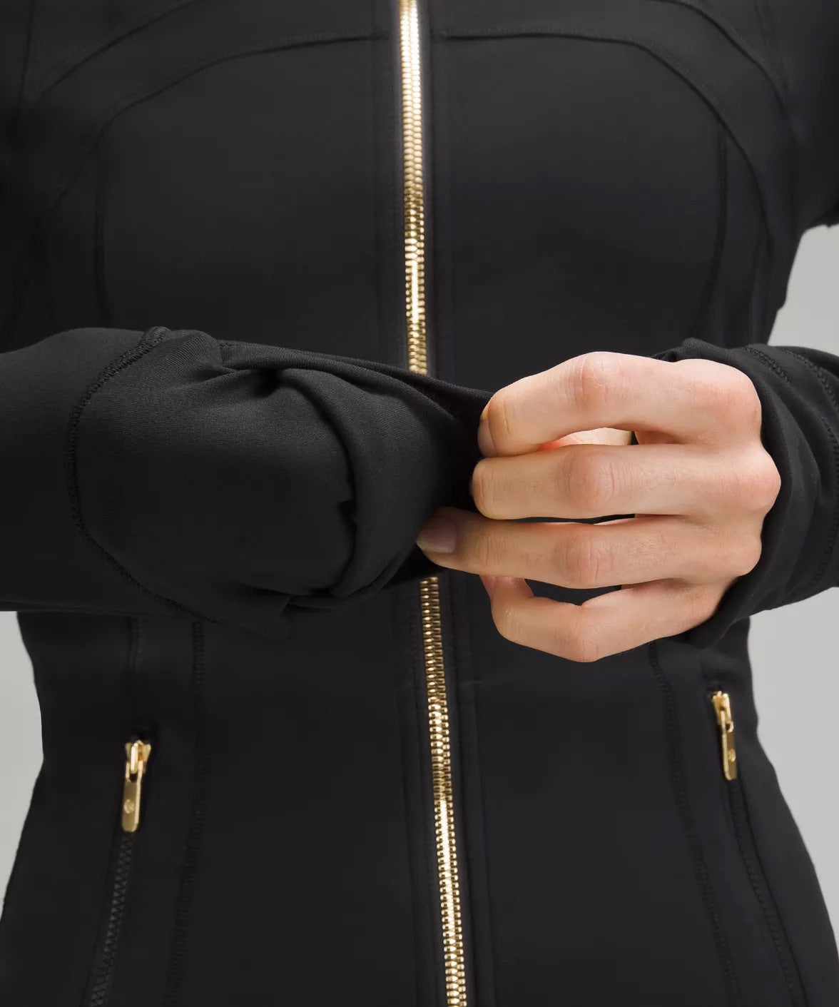 CLARA ROSE | ACTIVE GOLD ZIP JACKET