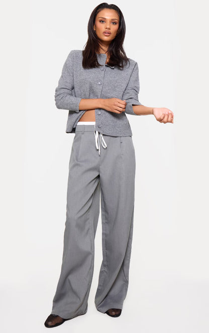 CLARA ROSE | WAISTBAND TAILORED TROUSERS